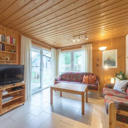 Doppelbungalow Im Skandinavischen Stil Mit Terrasse Im Mirow Ferienhaus